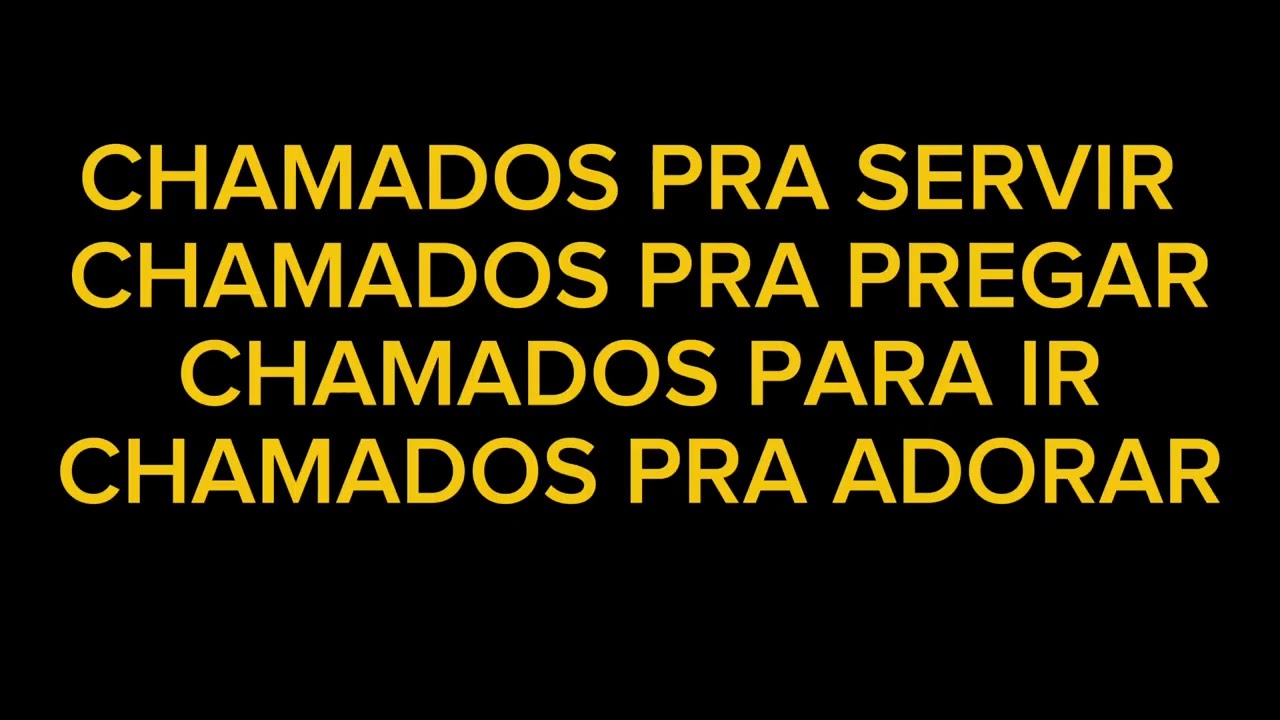 CHAMADO - PLAYBACK LEGENDADO (FEAT ELIÃ OLIVEIRA & ELIANE FERNANDES)
