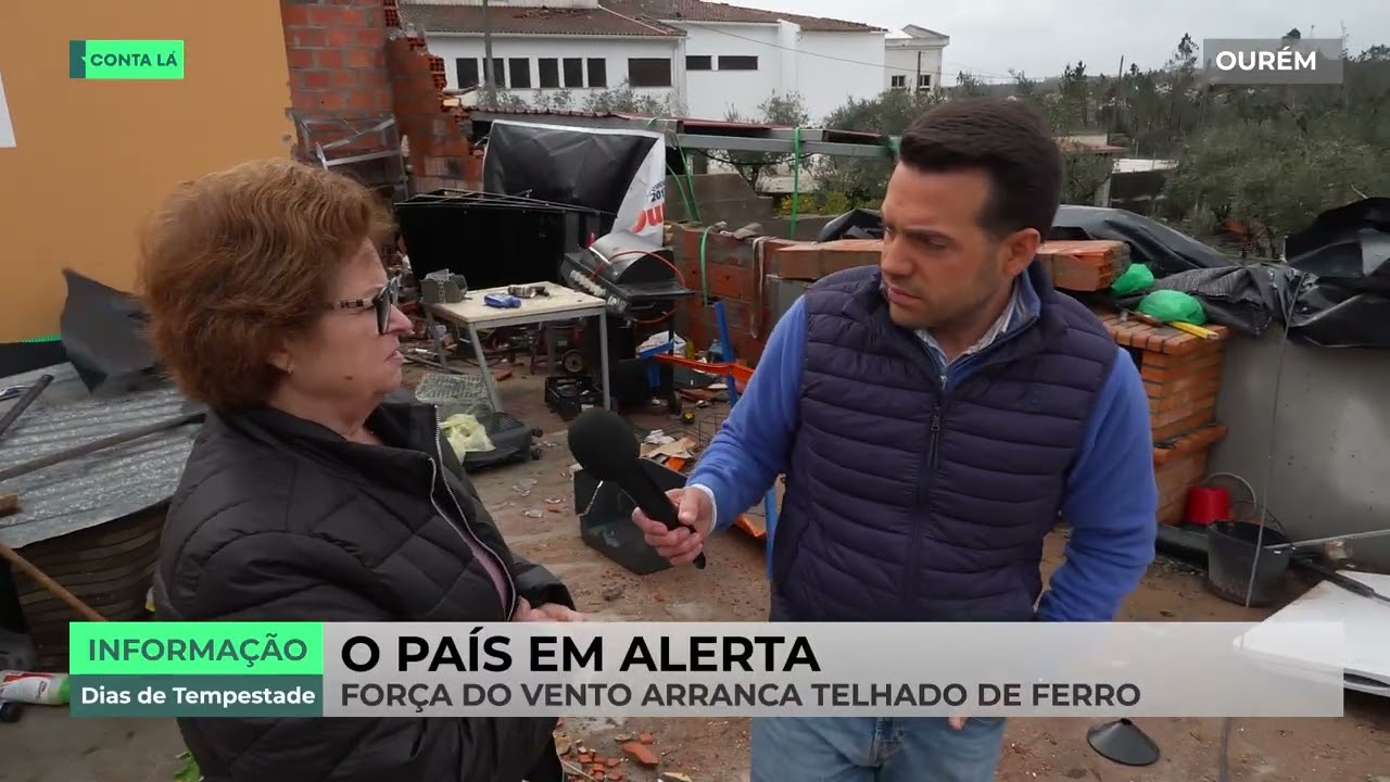 Cerca de 15 mil pessoas ainda não têm energia em Ourém uma semana depois da tempestade Kristin