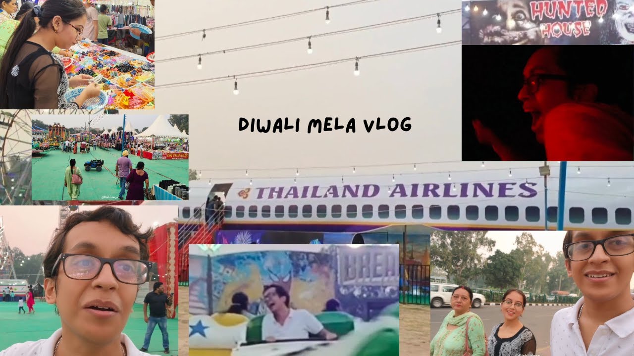 Thrills and Spills at the Diwali Carnival: Haunted House & Fun Rides! @Rishi_vlogs-693