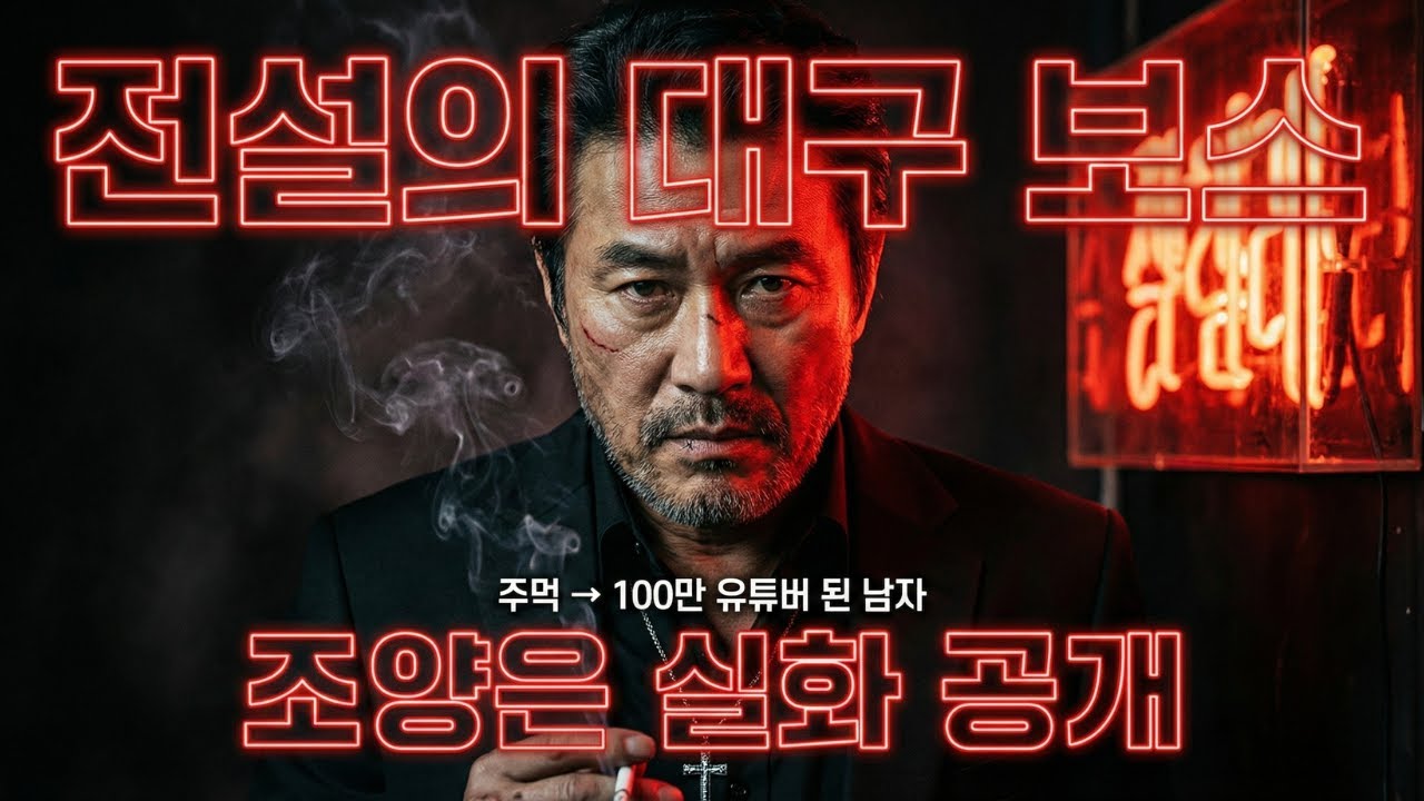 전설의 조폭 보스 조양은 인생 스토리  충격적인 몰락과 부활, 영화 속 비밀 공개!