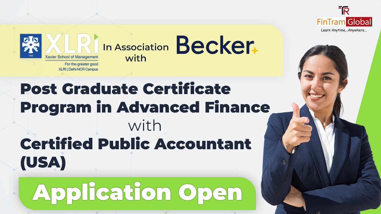 XLRI Delhi-NCR Launches a Post Graduate Certificate Program in Advance finance along with US CPA