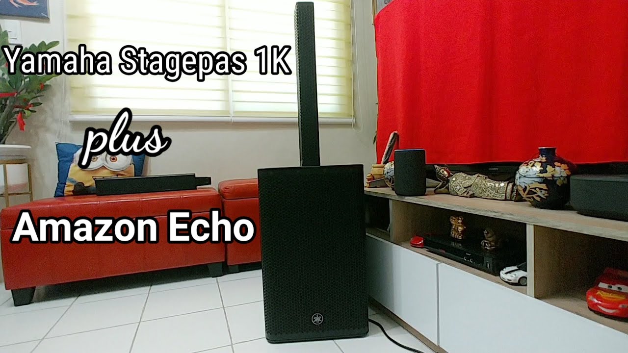 Yamaha Stagepas 1K connected to Amazon Echo
