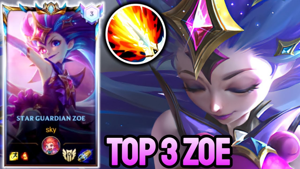 WILD RIFT ZOE - TOP 3 ZOE GAMEPLAY - CHALLENGER RANKED
