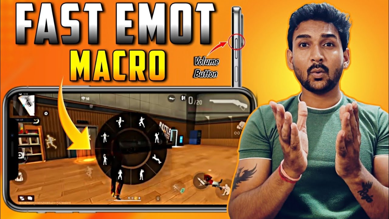 🔥 GG GAME SPACE FAST EMOTE MACRO 😱 | FAST EMOTE LIKE PC 😳