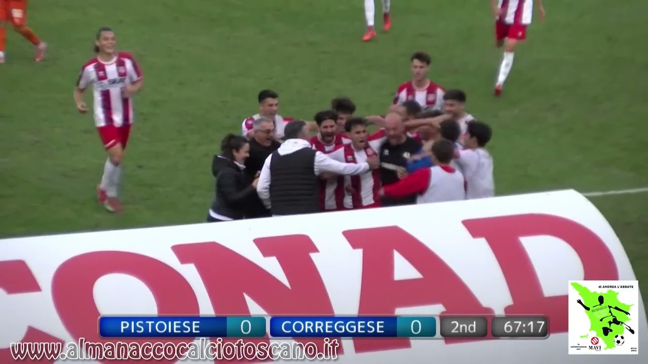 Serie D Girone D Pistoiese FC - Correggese 1-1