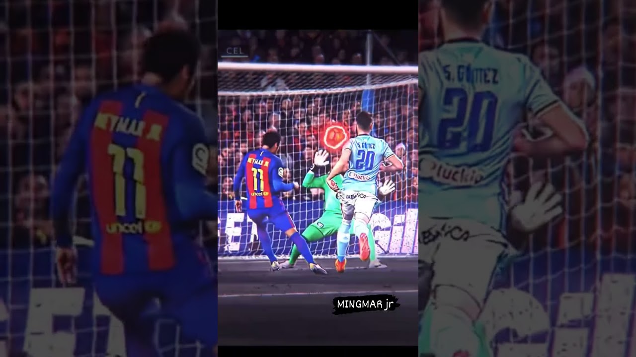 Neymar chip Goal 🥵🤯🔥 #football #shorts