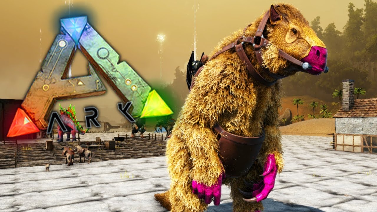 ARK PRIMITIVO #75 - Esse Cara É Um Farmador INSANO! MEGATÉRIO!