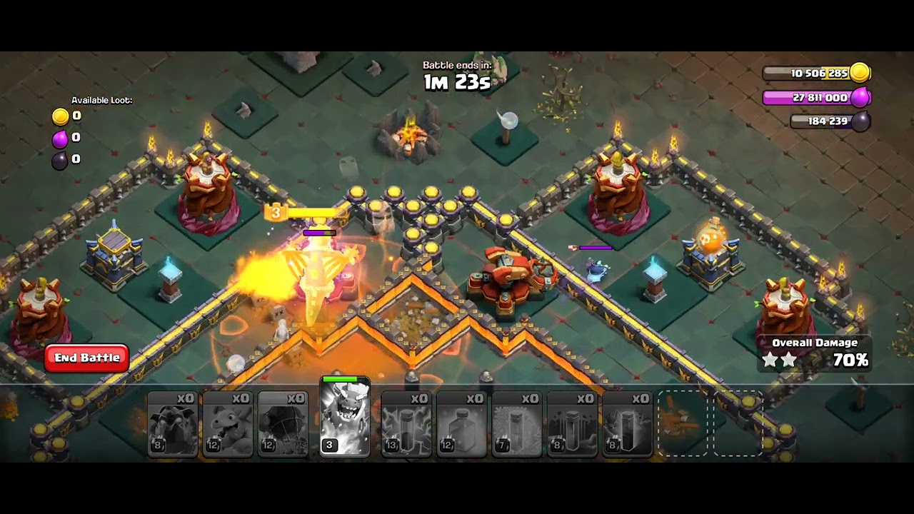 Inferno Affairs _3 star _COC😍💥🔥 Hero Campaign : Dragon Escape