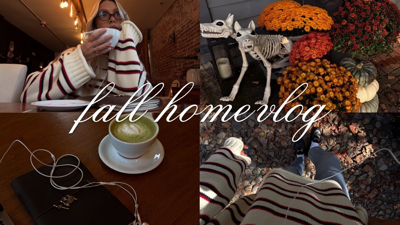 Уютные осенние дни дома 🏠🤎 Работа в кафе, организация, распаковка H&M и перезагрузка дома