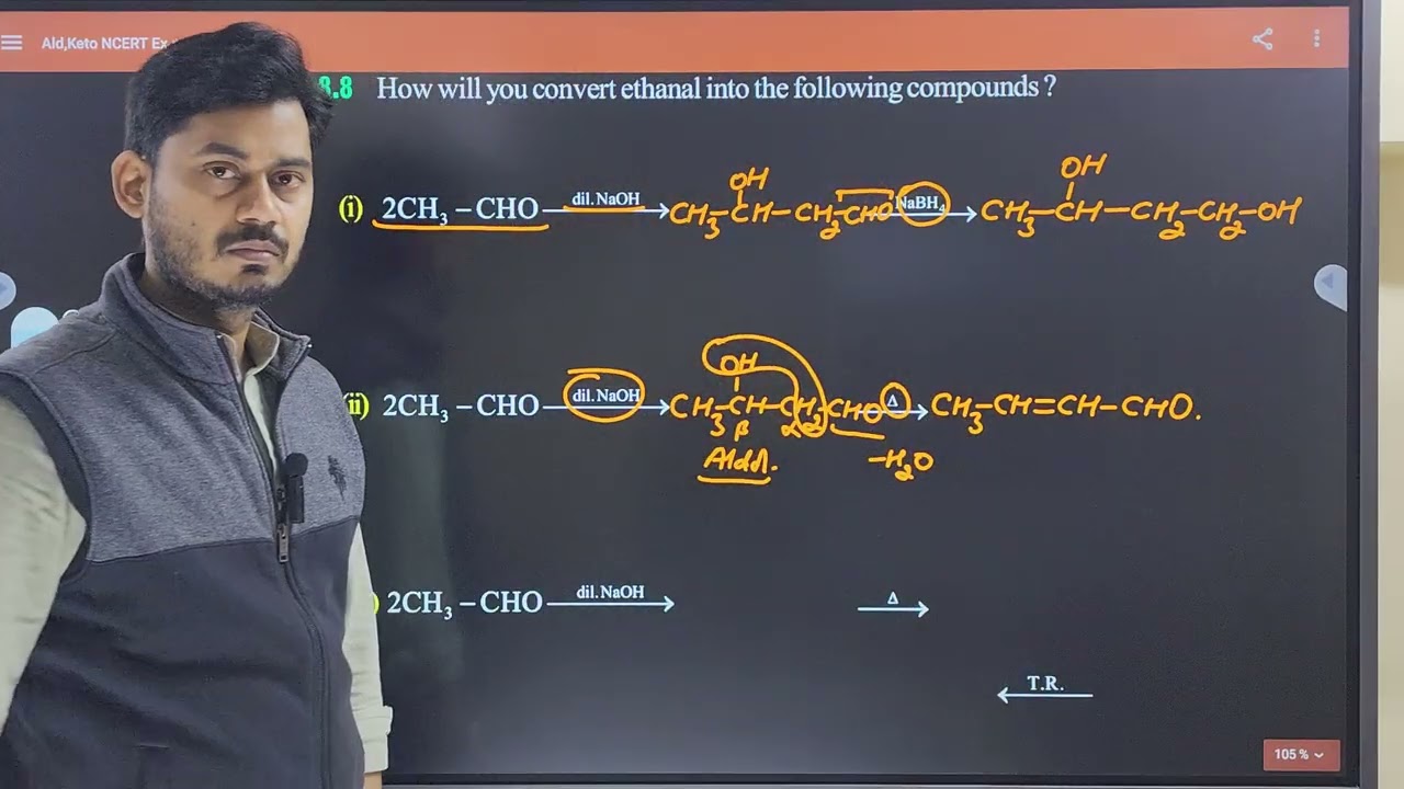 NEET JEE 2026 l Chapter Aldehyde ketone and Carboxylic acid, NCERT exercise Questions solution l