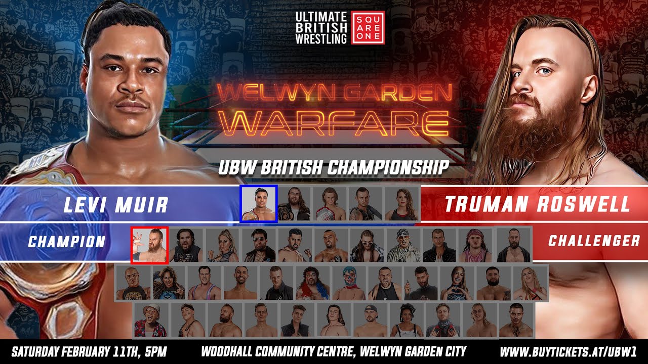 Levi Muir (c) v Truman Roswell - UBW British Championship