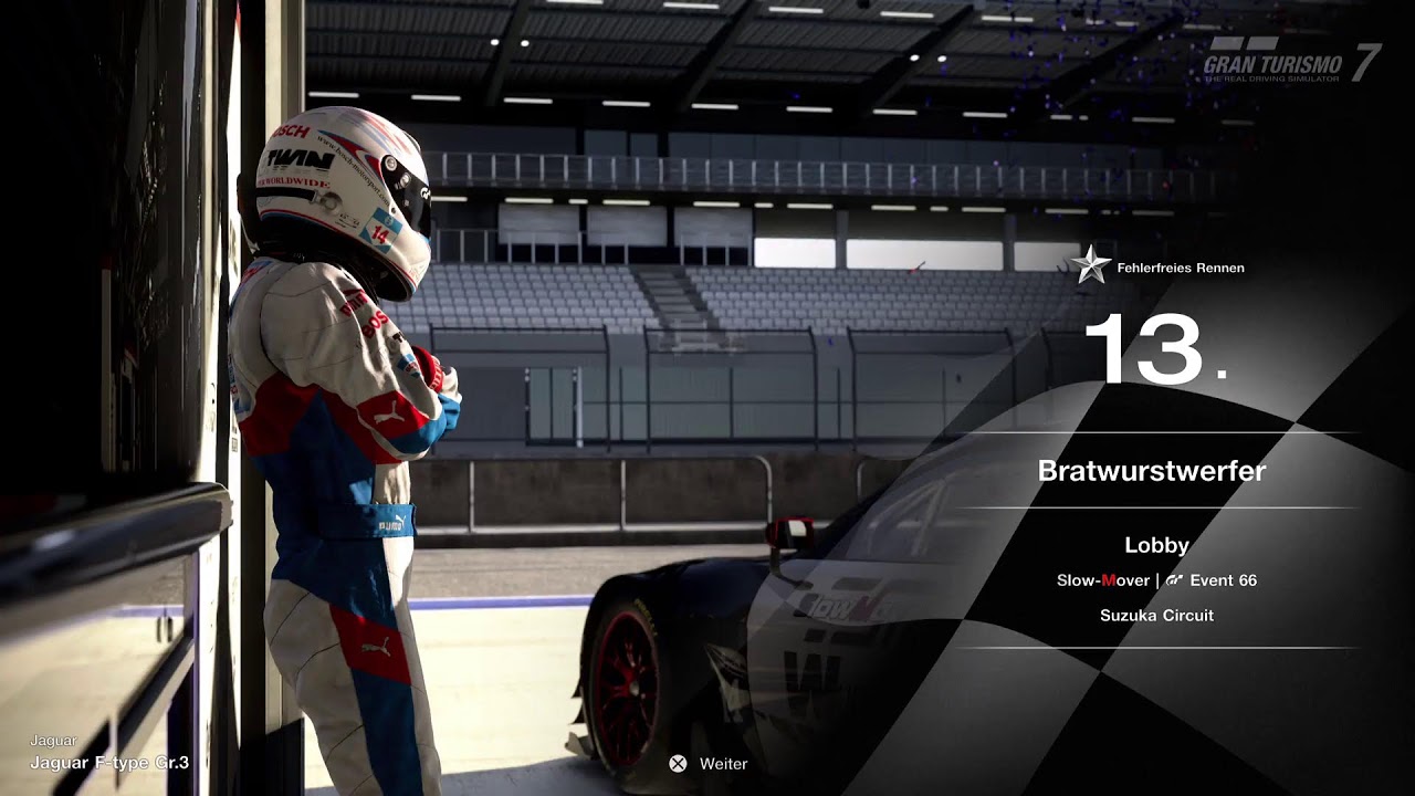 Slow-Mover - Suzuka - Jaguar F-type Gr.3 - Qualifikation + Sprintrennen