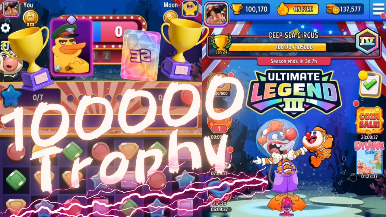 100000 Trophy, Ultimate Legend III, Daily Gameplay, Match Masters #Ultimate #Legend #Match #Masters