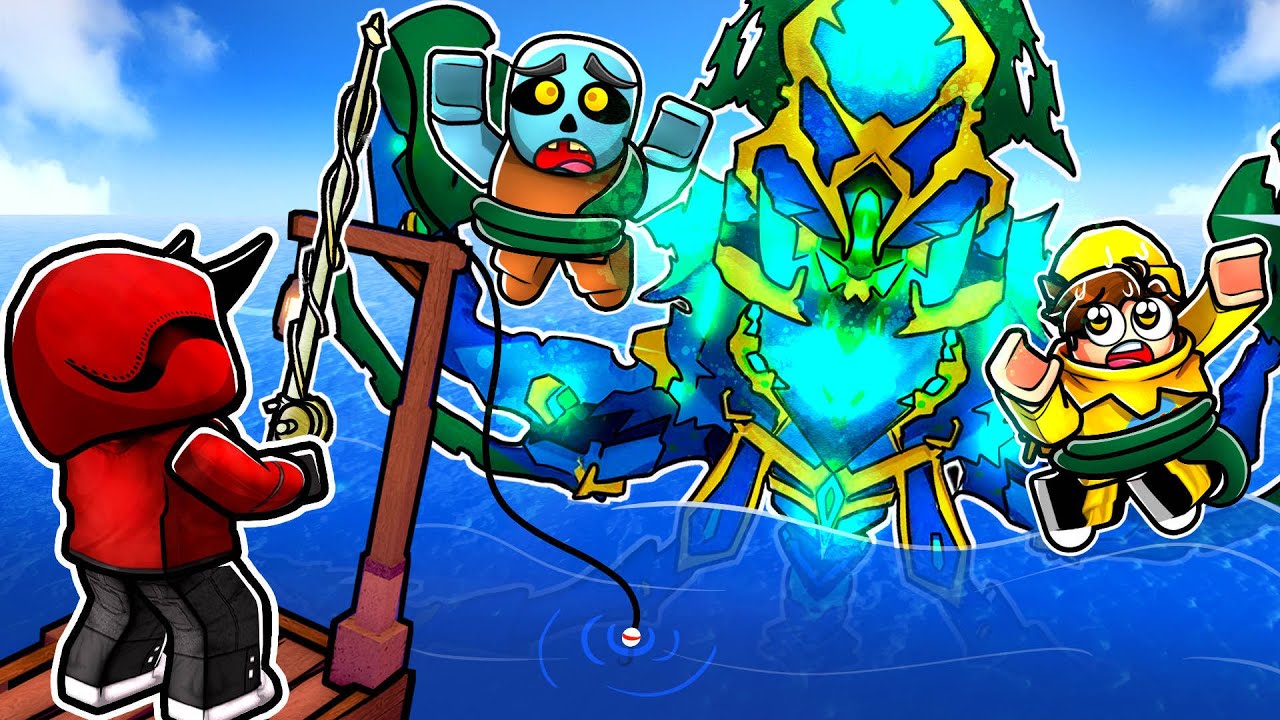 We Caught THE KRAKEN In Roblox Fisch ATLANTIS!
