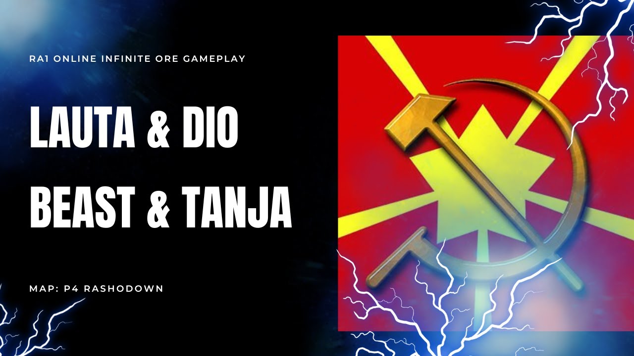 Lauta & Dio vs Beast & Tanja p4 Cncnet 5 RA1 Online Infinite Ore Gameplay