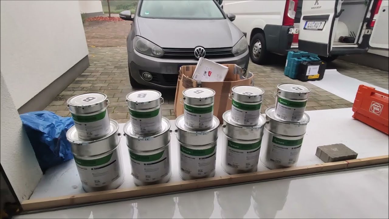 Premium Garageboden-Beschichtung in Blau &ndash; Mannheim