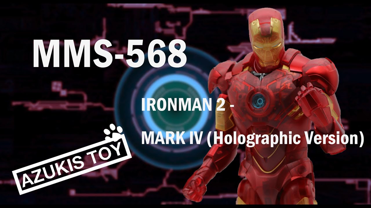 (Azukis Toy 開箱分享)Hottoys MMS568 - IRONMAN MARK 4 全息影像版(Holographic Ver.) Unboxing Review (CH/EN SUB)
