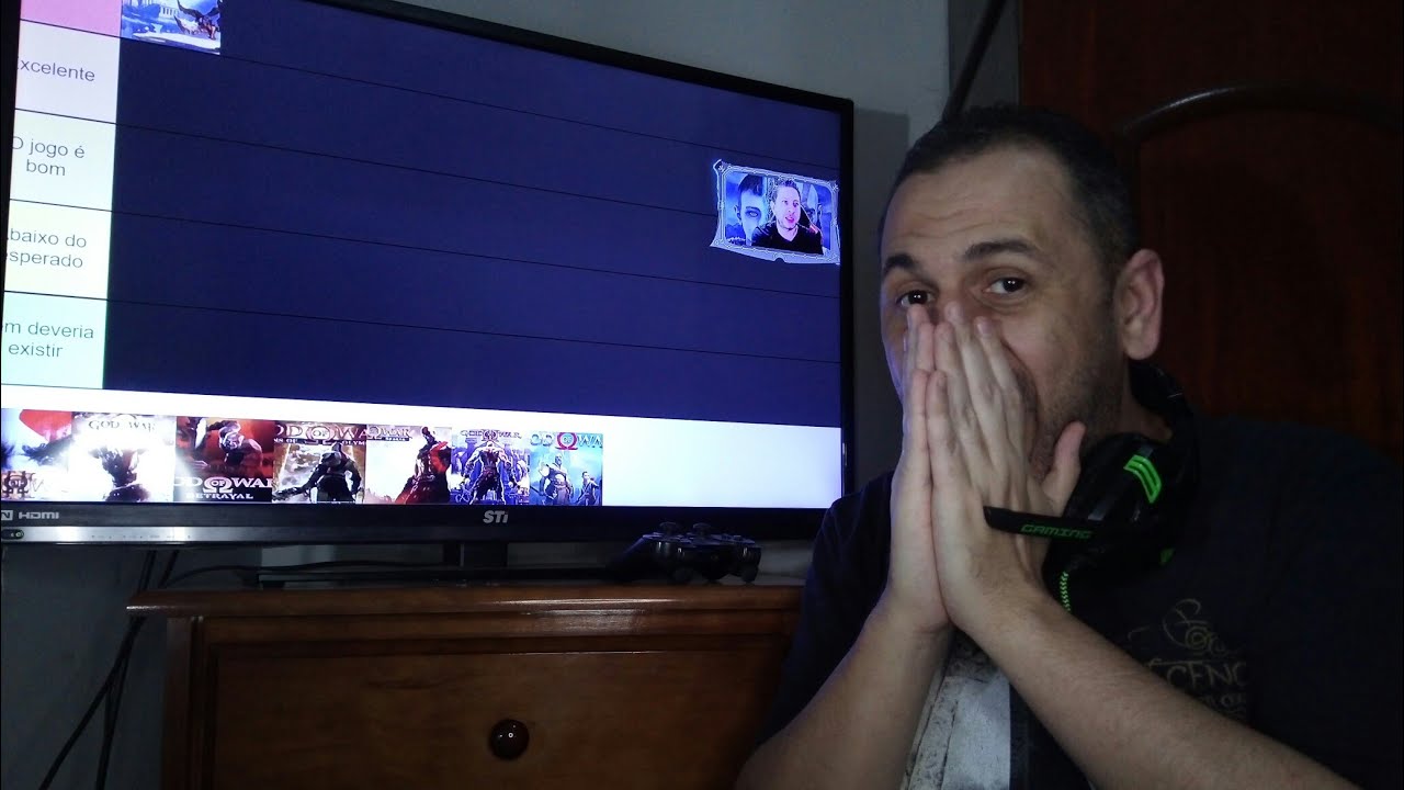 VICTORKRATOS faz tier list da saga GOW! Que passada de pano foi essa? (REACT)