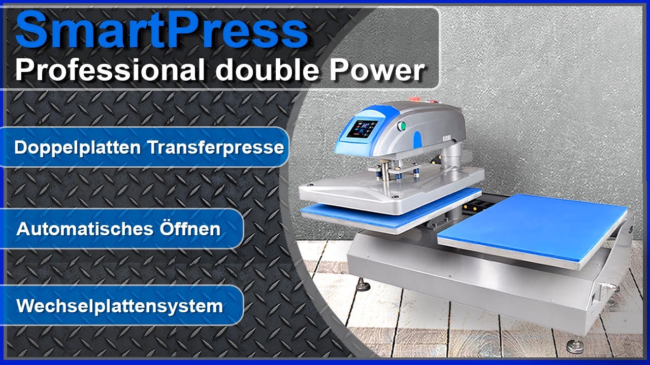 Transferpresse |  Automatische SmartPress Professional double Power