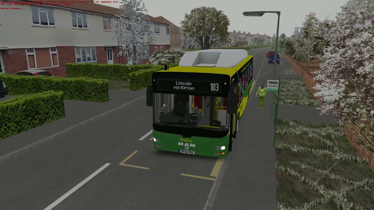 OMSI2 MAN A21 UK on service 103 to Lincoln