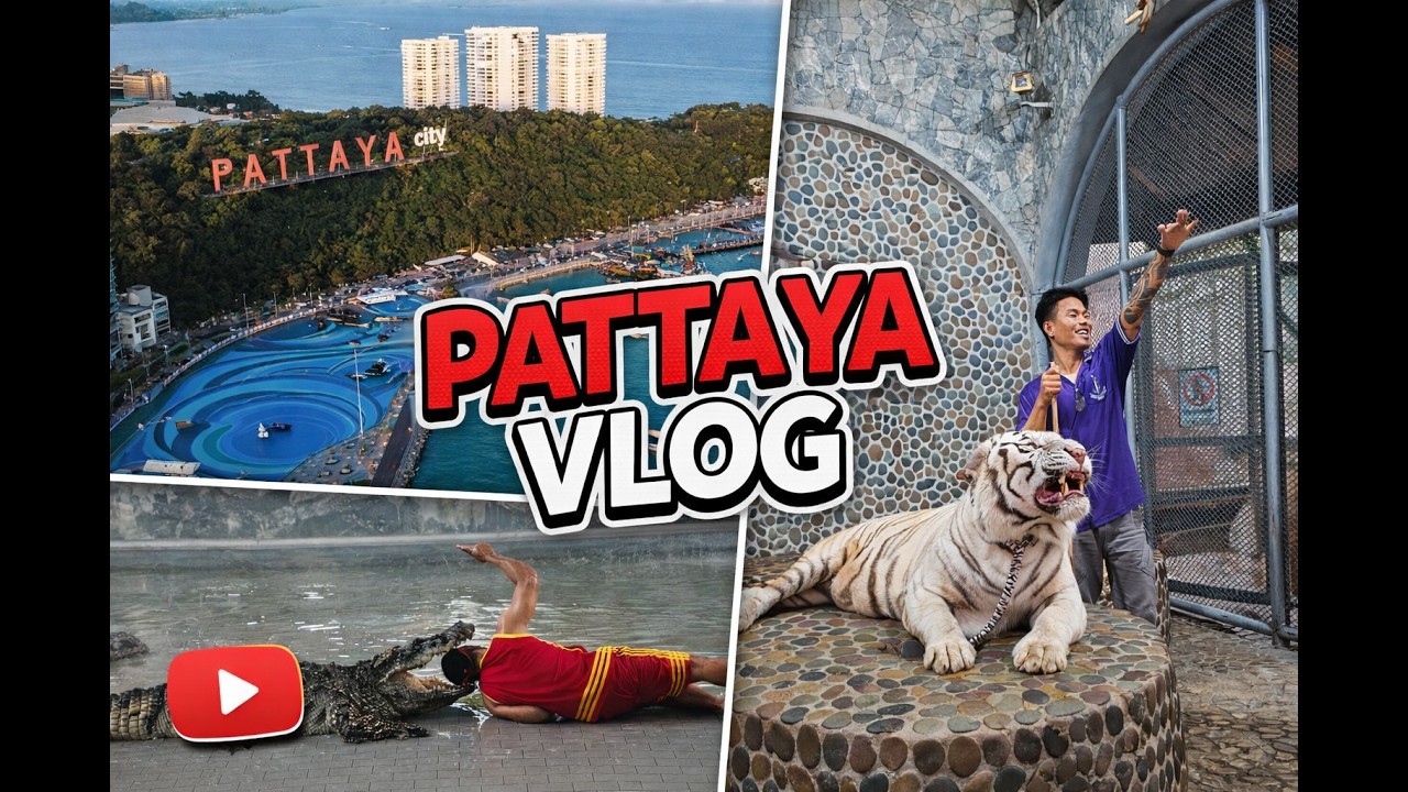 En çok BEKLENEN video.Tayland PATTAYA Muhteşem GECE HAYATI, MERCAN ADASI ve TİMSAH GÖSTERİSİ.