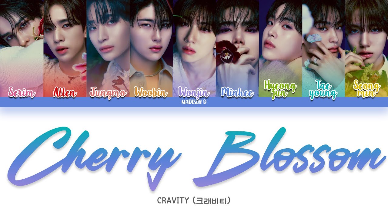 CRAVITY (크래비티) - 'Cherry Blossom' Lyrics [Color Coded Han_Rom_Eng]