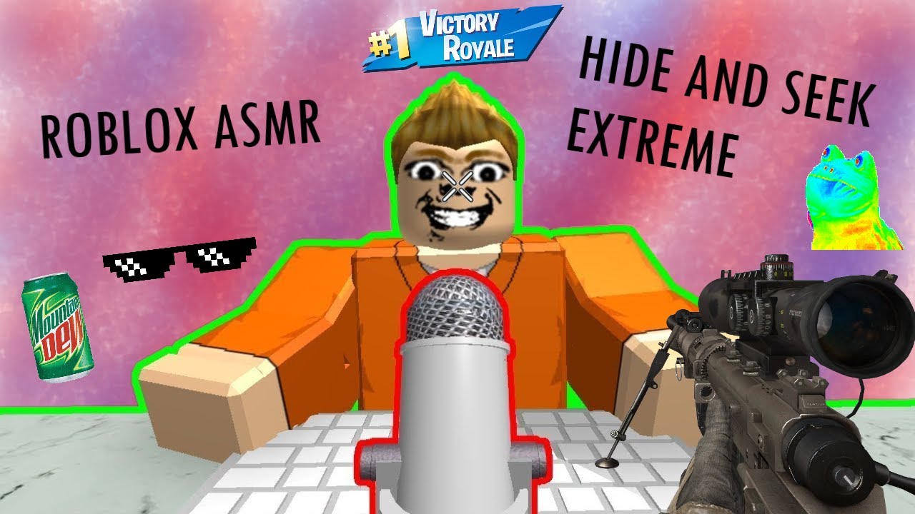 ONZE EERSTE ASMR VIDEO! | Roblox Hide and Seek Extreme