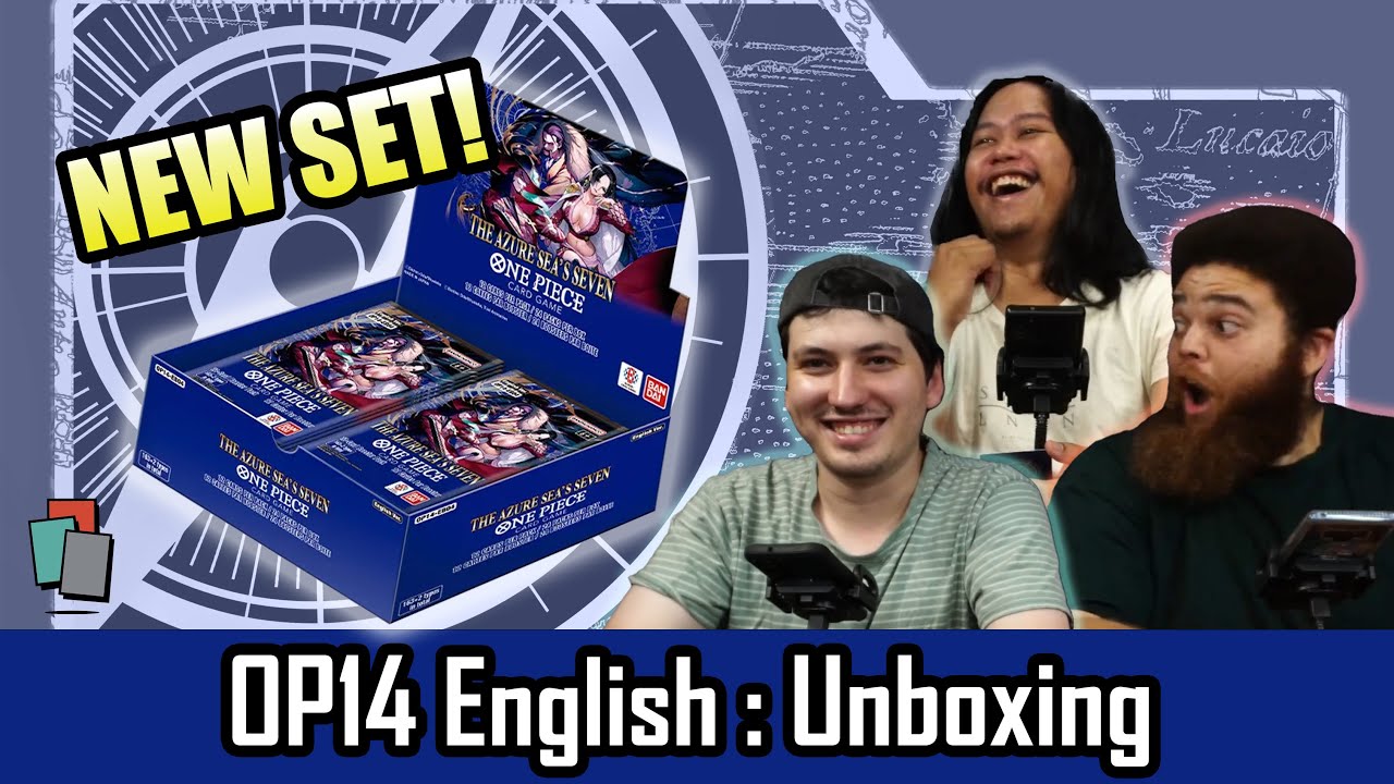OP14 English Unboxing - [ The Azure Sea's Seven One Piece Card Game ]