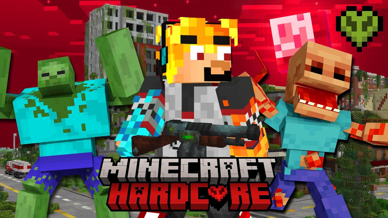 Přežil jsem 24 HODIN v ZOMBIE APOKALYPSE v Minecraftu