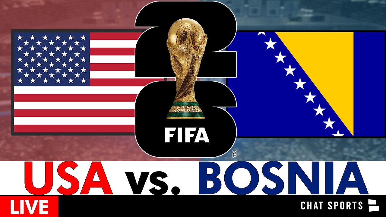 USA vs Bosnia & Herzegovina Live Streaming Scoreboard, Play-By-Play, Highlights: 2026 FIFA World Cup