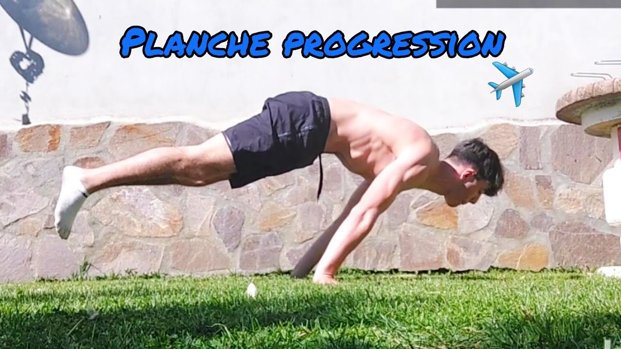 my 15 month planche training progress💙