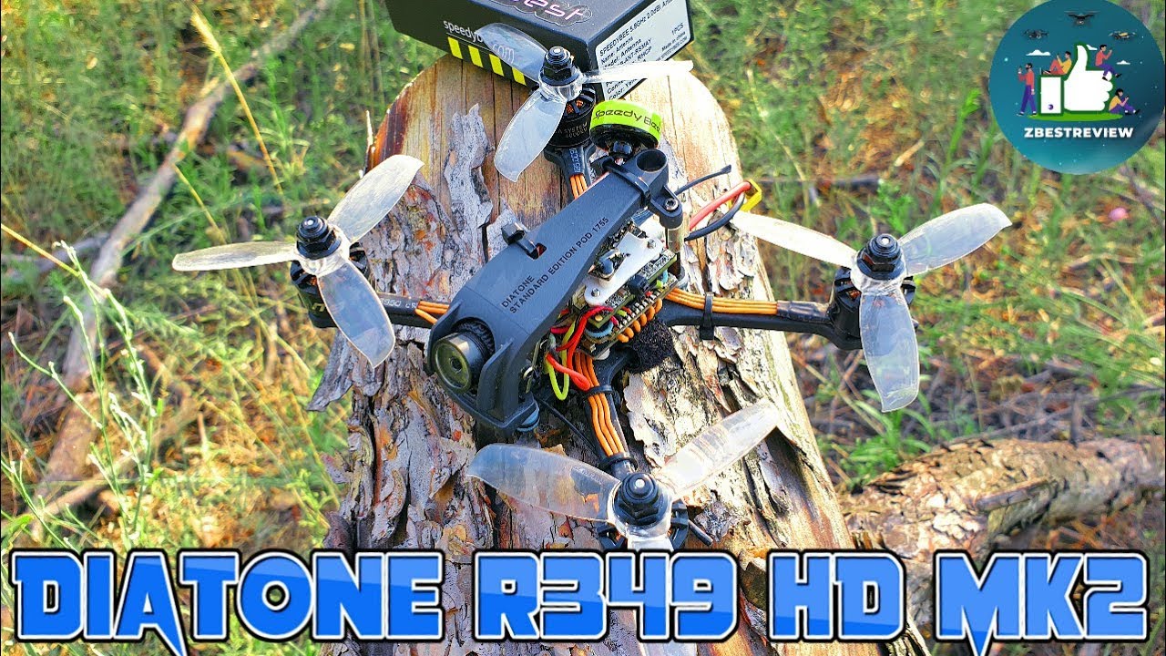 ✔ FPV Квадрокоптер - Diatone 2019 GT R349 HD MK2 Edition! Под 4 Банки!