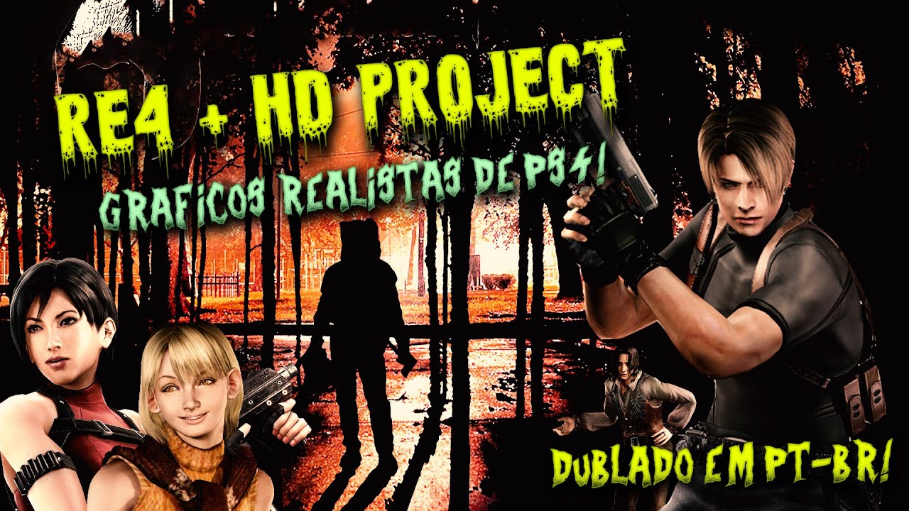 RESIDENT EVIL 4 COM GRÁFICOS REALISTAS DE PS4 PARA PC - VERSÃO DUBLADA EM PT-BR!