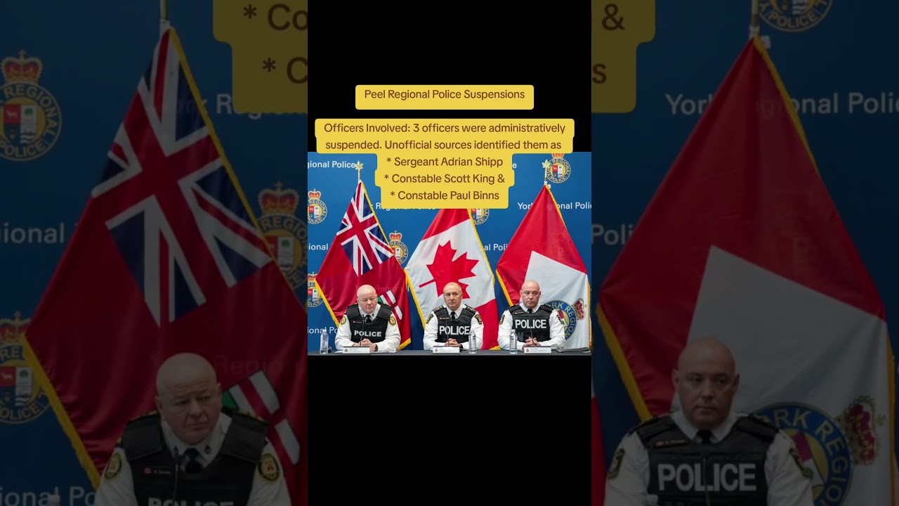 3 PEEL POLICE OFFICERS SUSPENDED | PROJECT SOUTH