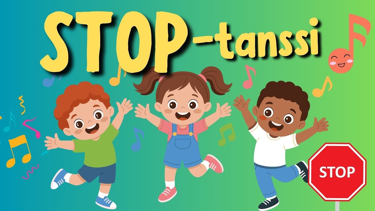 STOP-tanssi ✋ | 🎶 Taukojumppa lapsille 🕺