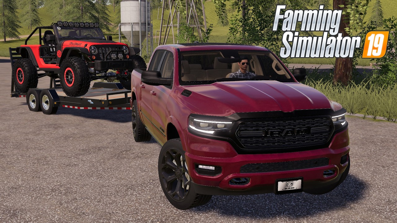 FS19 - 2020 RAM 1500 5.7L HEMI V8 - NEW CAR MOD for Farming Simulator 2019 ROLEPLAY