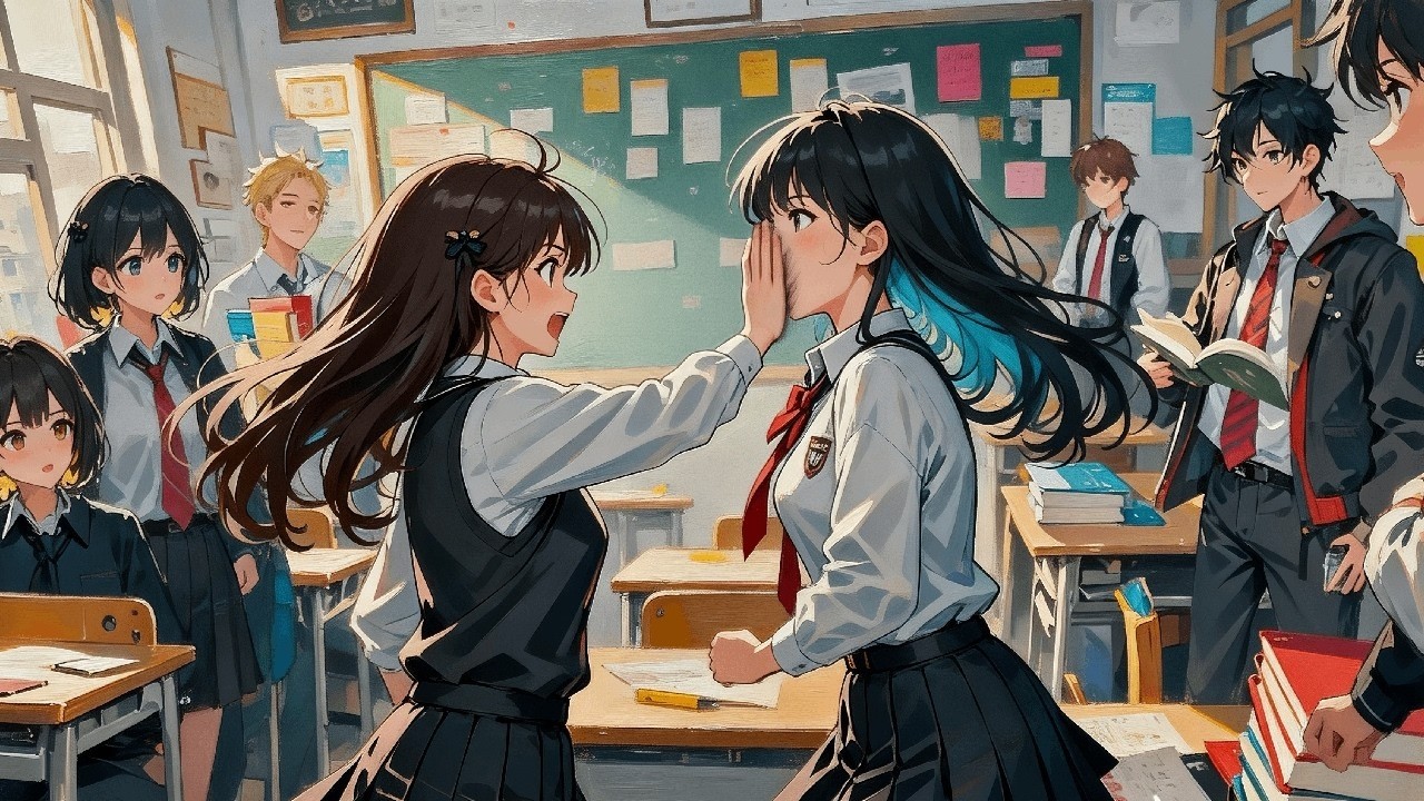 Reborn,I Slapped Roommate Who Deliberately Messed Up My Grades,She Was Utterly Shamed Before 100Ey