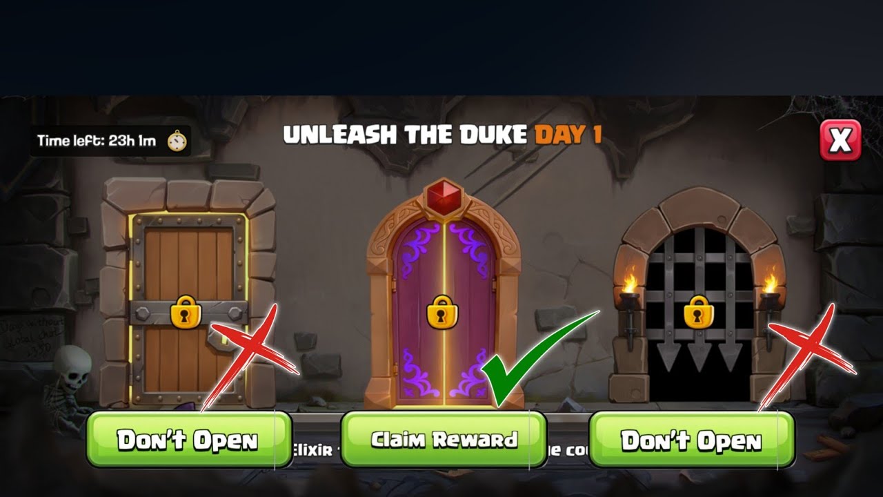 WHICH DOOR TO OPEN ON UNLEASH THE DUKE DAY 1 ✅ UNLEASH THE DUKE DAY DOOR OPENING 