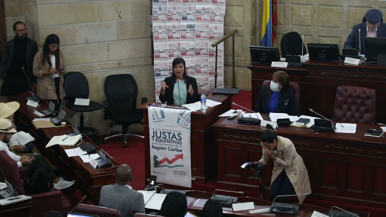 21-09-2022 Intervención Ministra de Minas y Energía en Comisión V de Cámara, Tarifas de energía