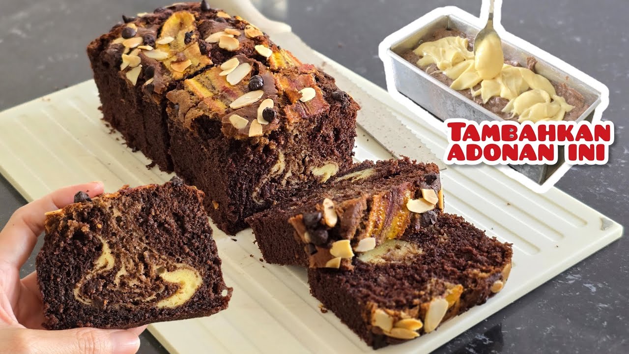 Semua terkejut dengan hasilnya, bolu pisangku jadi luarbiasa enak. Choco cheese banana cake