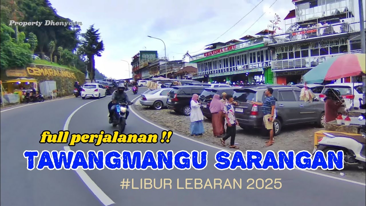 FULL PERJALANAN TAWANGMANGU SARANGAN, JALUR 1000 CAFE DI MUSIM LIBUR LEBARAN 2025 SANGAT RAME SEKALI