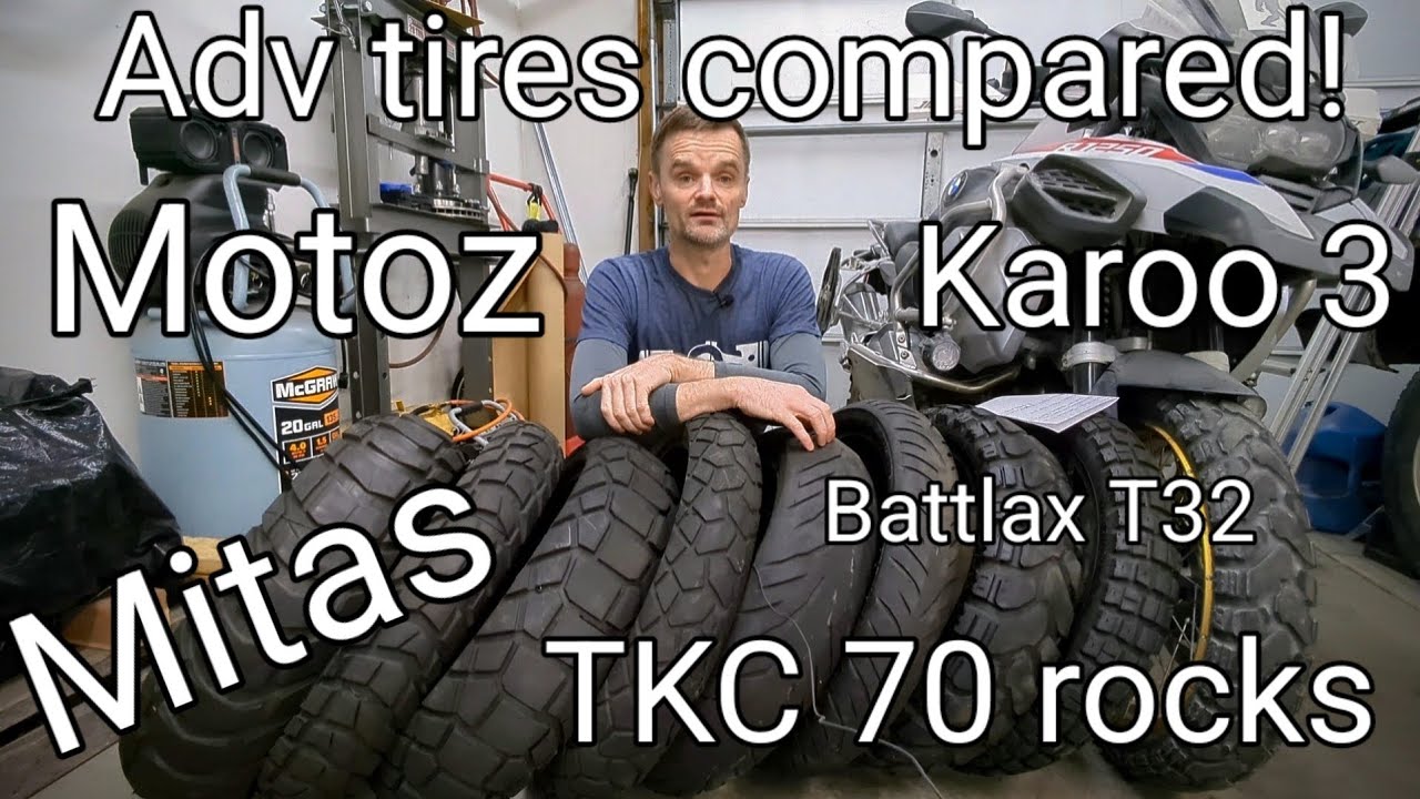 Сравнение шин для активного отдыха на GSA 1250. Motoz, Mitas, Karoo и другие.