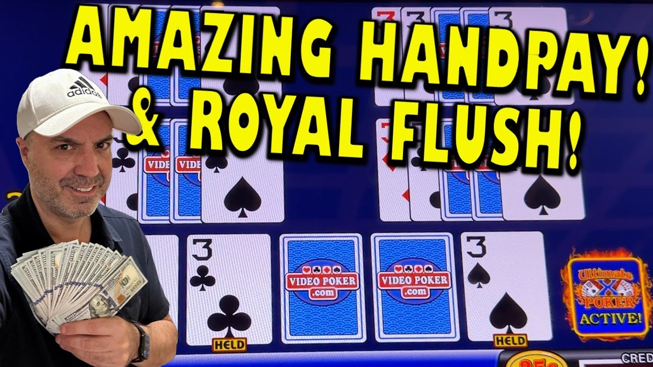 Amazing Handpay & Royal Flush Video Poker #casino #casinogames #poker #videopoker #gambling #jackpot