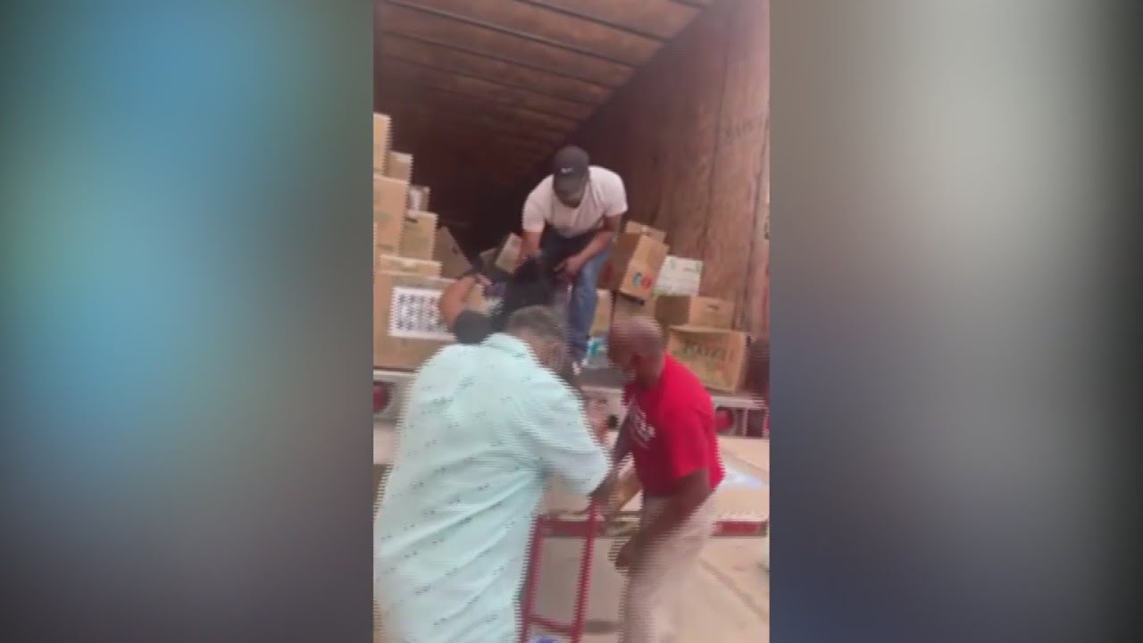 Local donations arrive in Houston