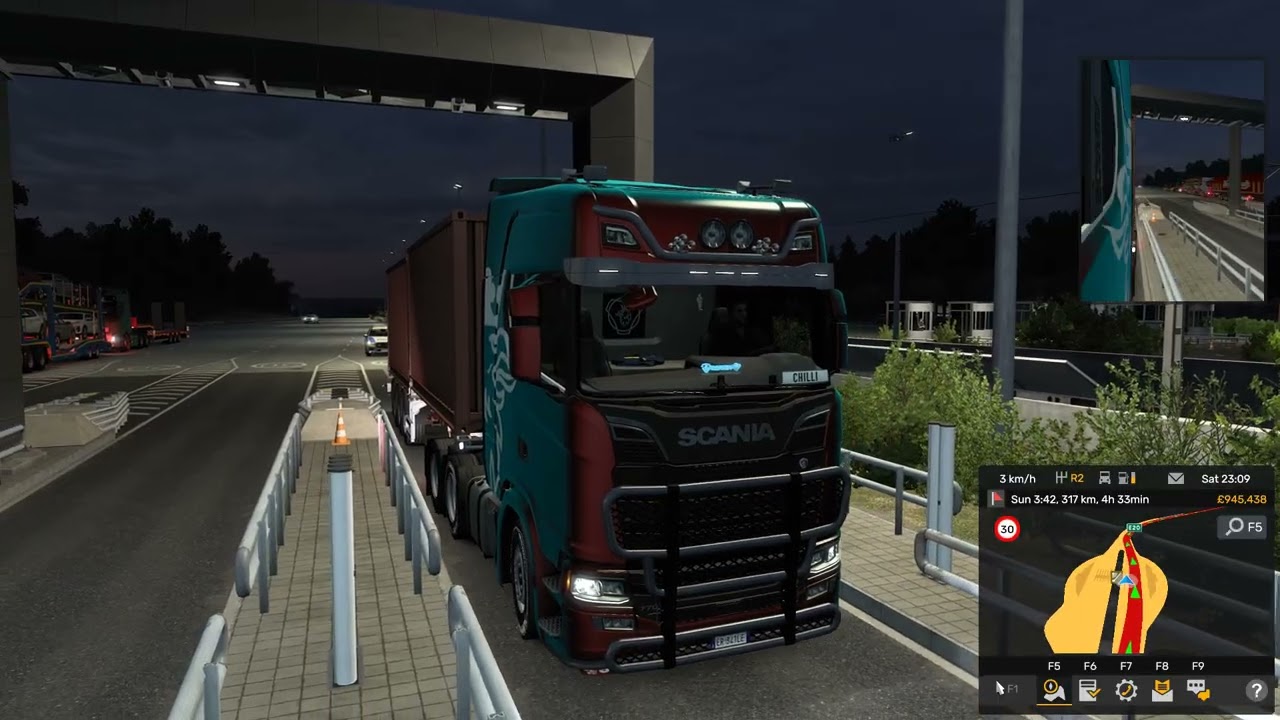 Aarhus 1843km complete! ETS2 Sweet Truck Haul job 280b. Used Plastic from Rovaniemi to Aarhus, DK