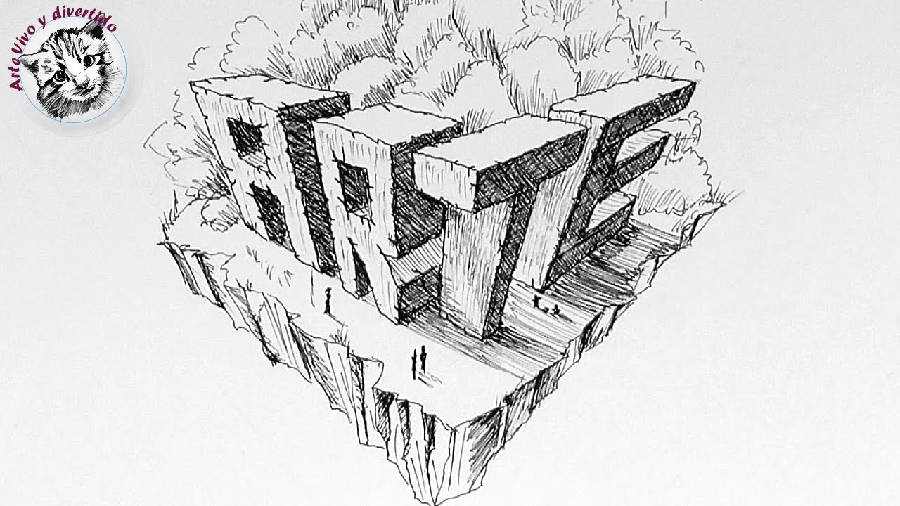 Aprende Como Dibujar en Perspectiva de 3 Puntos | Curso de Perspectiva para Principiantes 4 parte