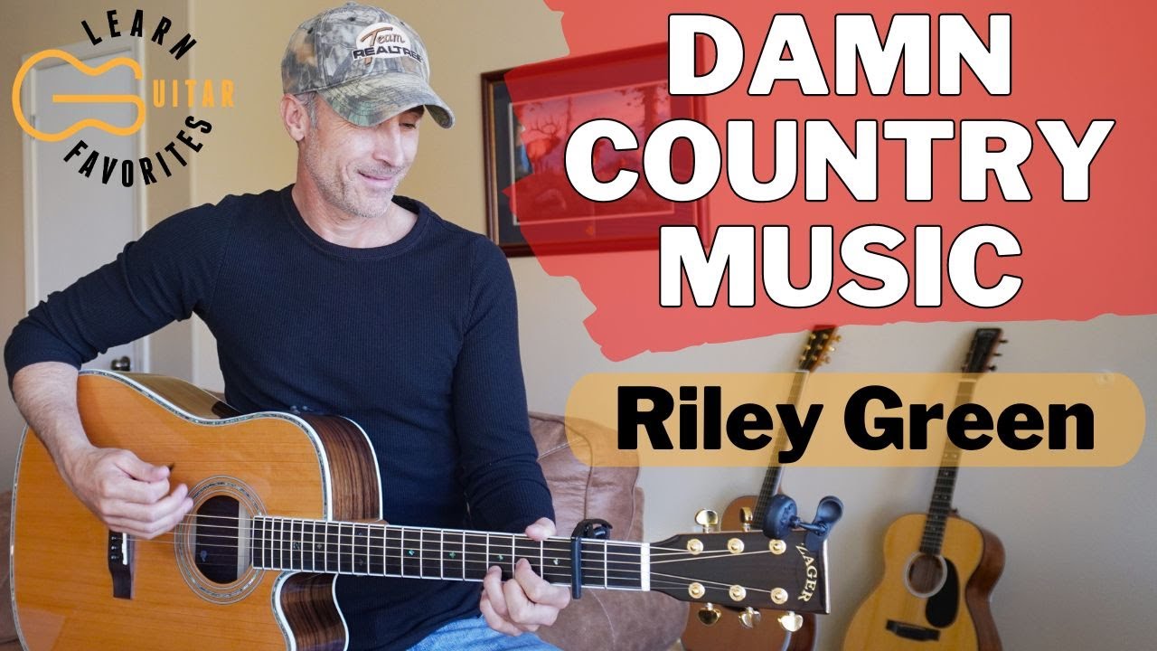 Damn Country Music Guitar Lesson | Riley Green Tutorial