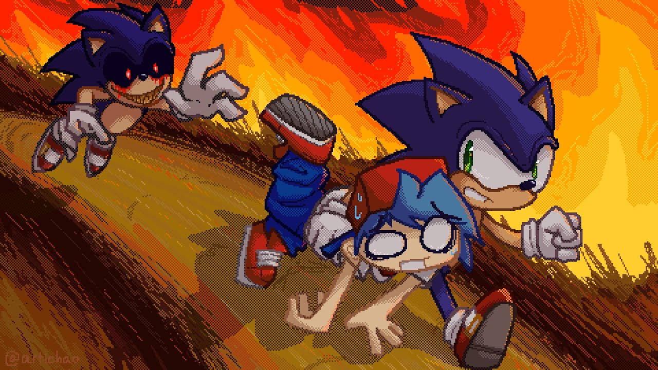 Sonic exe Confronting Yourself FF MIX mod