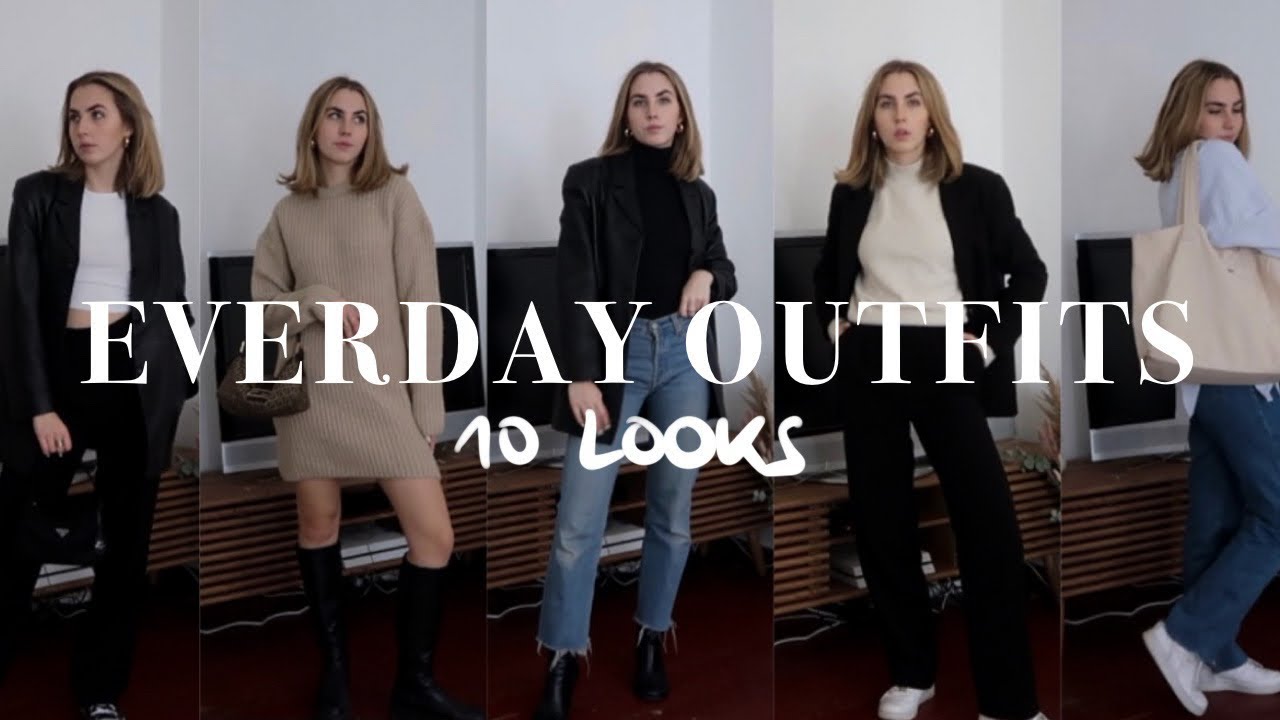 What I wear when I don't know what to wear  - 10 Everyday Outfits | Basiccouture