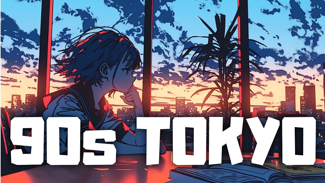 When the sunset fades, your dream begins to move.｜90s Japanese Lofi 📼 Nostalgic Chill Vibes